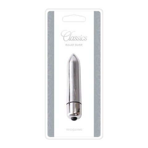 Wibrator-VIBRATORE BULLET CLASSICS SILVER Toyz4lovers