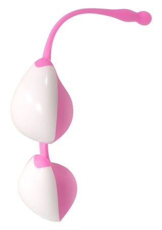 Kulki-TEARDROP DUO BALLS PINK NS Novelties