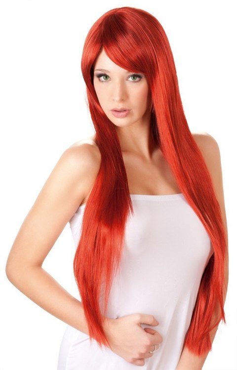 Long Straight Red Wig Cottelli ACCESSOIRES