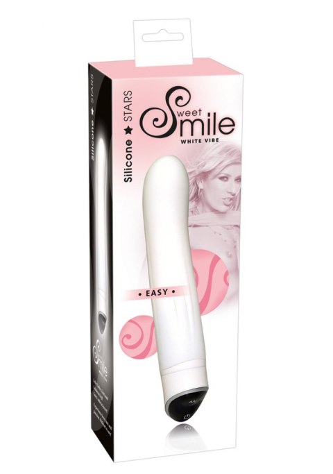 Smile Easy White Vibrator Sweet Smile