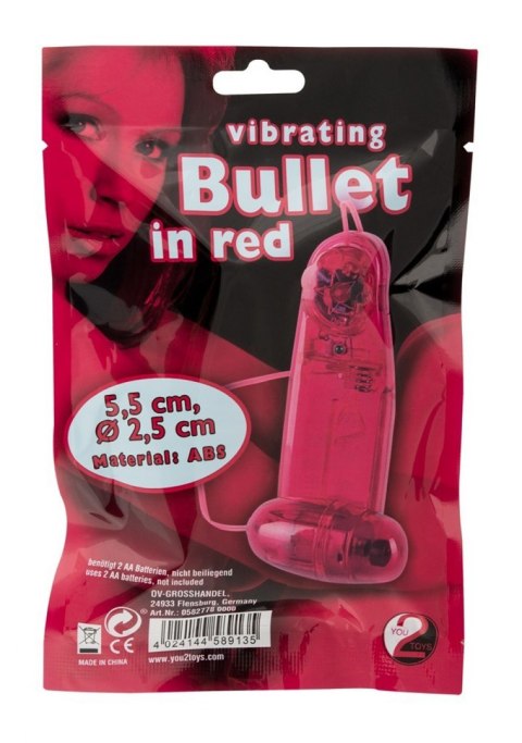 Vibrating Bullet red You2Toys