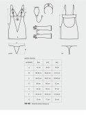 Kostium Pielęgniarki - Medica sukienka kostium 5-części L/XL + stetosk Obsessive
