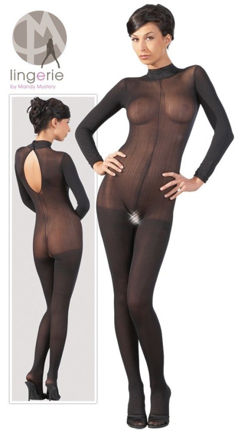 Catsuit with Lace Collar S/M NO:XQSE