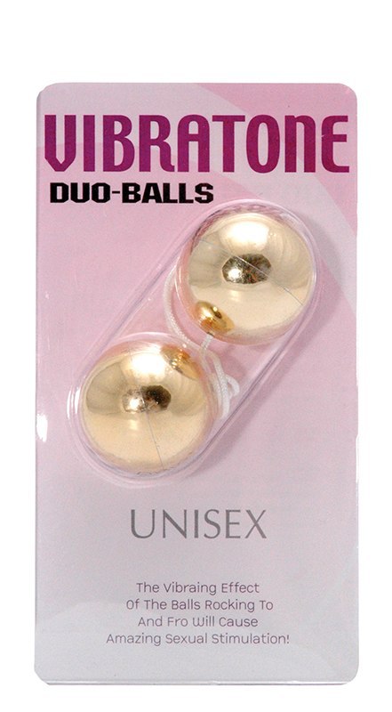 VIBRATONE DUO BALLS GOLD BLISTERCARD Seven Creations