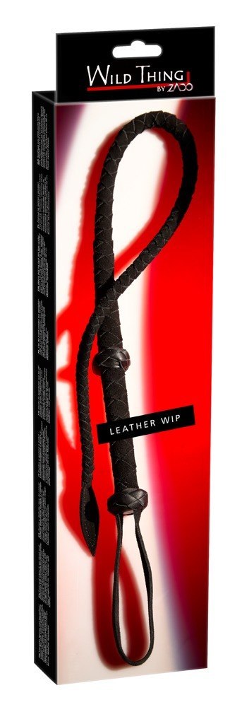 Single Tail Leather Whip Wild Thing by Zado