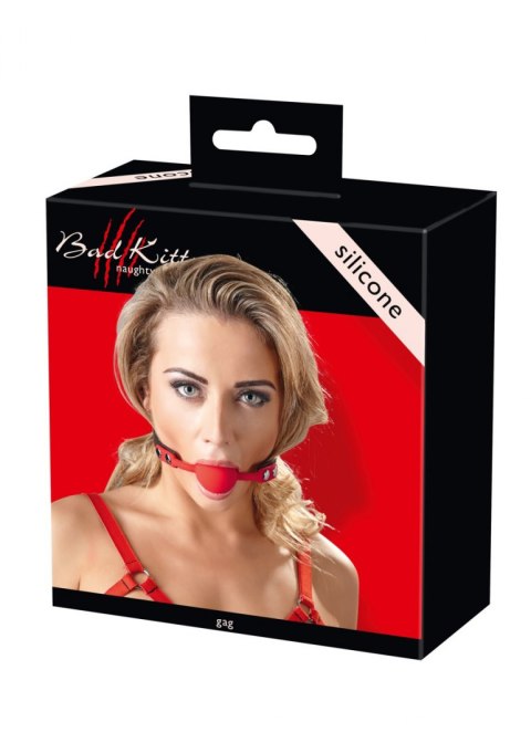 Red Gag silicone Bad Kitty