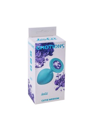 Plug-Anal Plug Emotions Cutie Medium Turquoise light purple Lola Toys