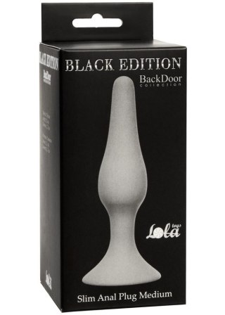 Plug-Slim Anal Plug Medium Grey Lola Toys