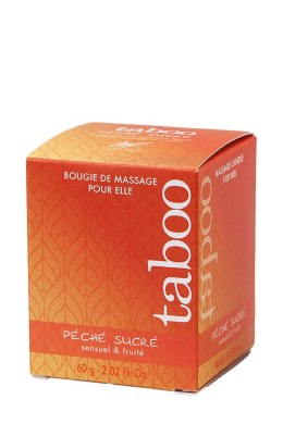 Świeca/krem-Peche Sucre Bougie Massage 60 gr Ruf