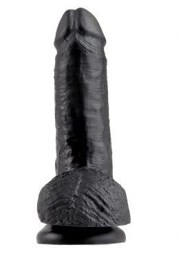 Cock 7 Inch With Balls Black Pipedream