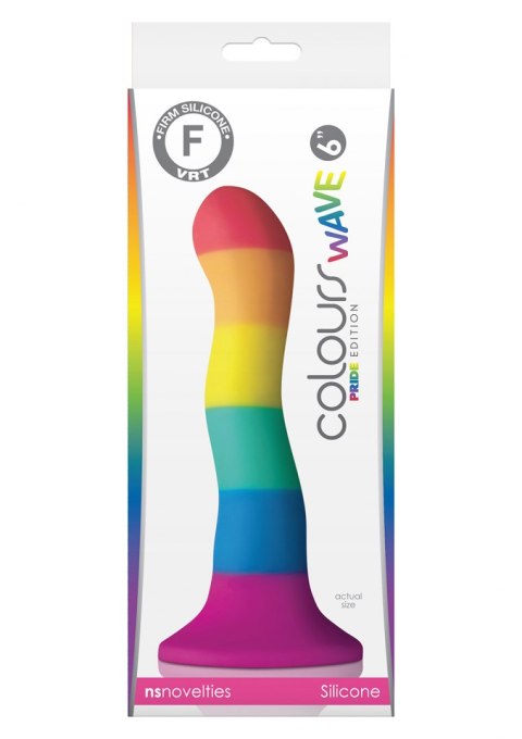 Pride Edition 6Inch Wave Dildo Multicolor NS Novelties