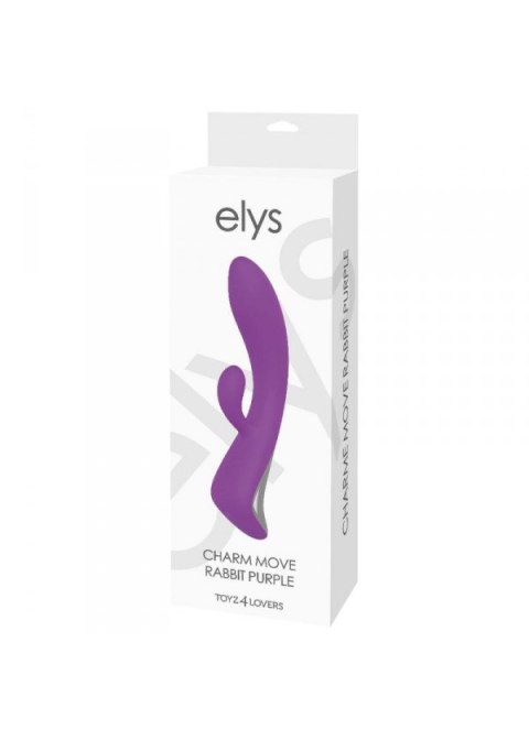 Wibrator-VIBRATORE RABBIT ELYS - CHARM MOVE RABBIT PURPLE Elys