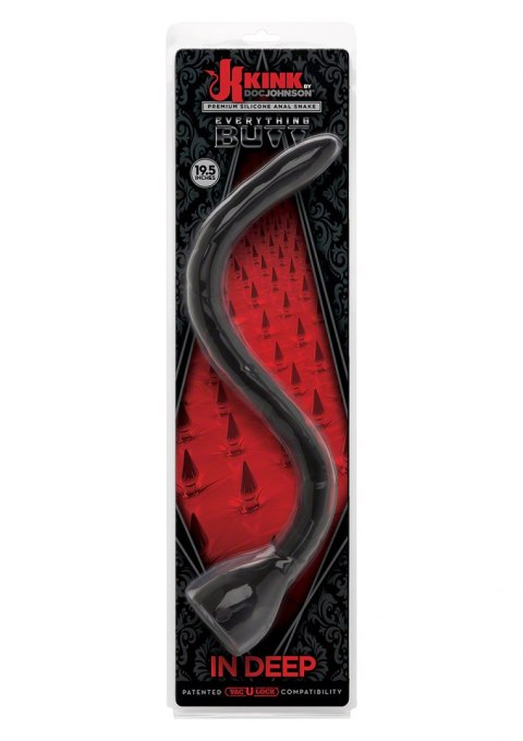 Plug/kulki-IN DEEP ANAL SNAKE BLACK Doc Johnson