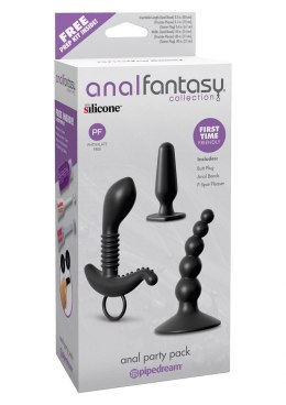 Plug-ANAL PARTY PACK BLACK Pipedream