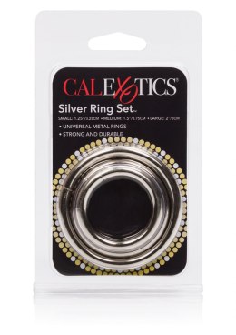 Silver Ring - 3 Piece Set Silver Calexotics
