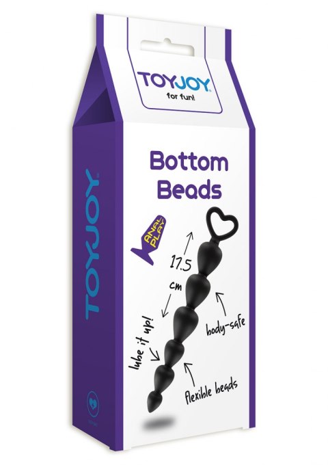 Koraliki Analne - Bottom Beads Black TOYJOY