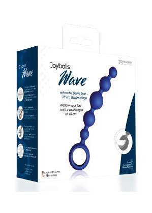 Koraliki analne -Joyballs anal Wave, short, blue JoyDivision