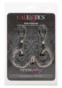 Nonpierce Nipple Chain Jewelry Black CalExotics