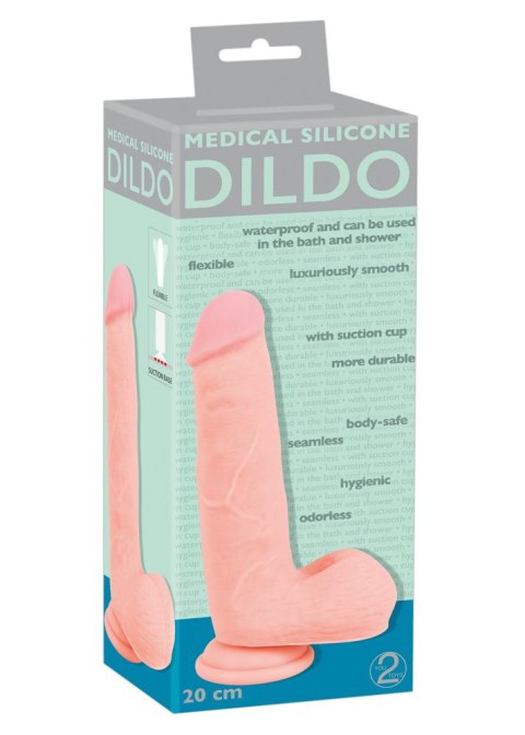 Medical Silicone Dildo 20 cm Medical Silicone