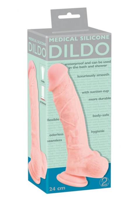 Medical Silicone Dildo 24 cm Medical Silicone