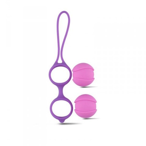 Kulki-Palline Vaginali Bi-Balls Double Purple Toyz4lovers