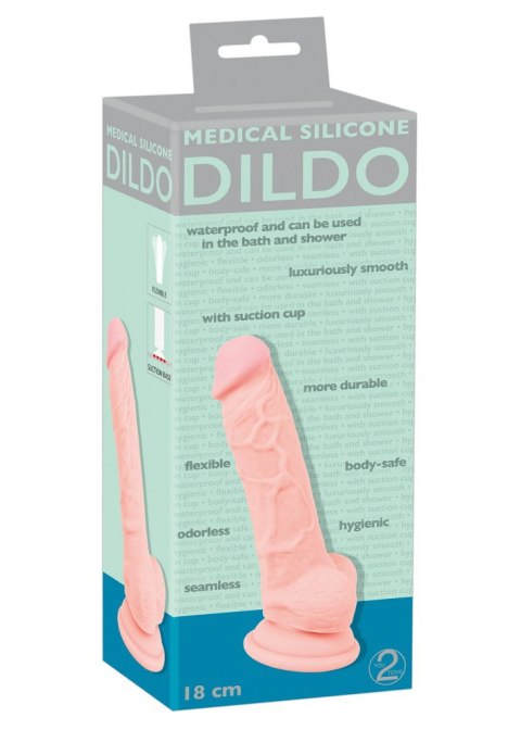 Medical Silicone Dildo 18 cm Medical Silicone