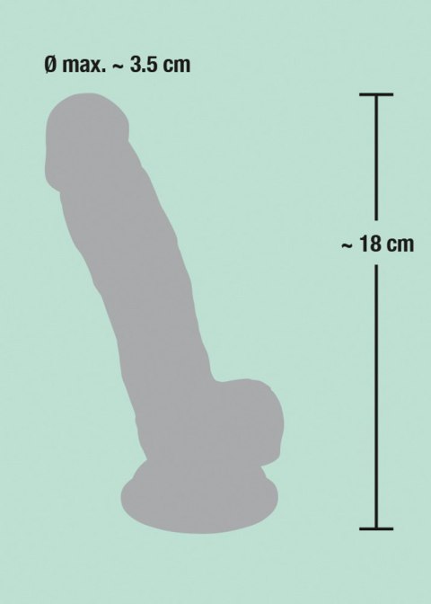 Medical Silicone Dildo 18 cm Medical Silicone