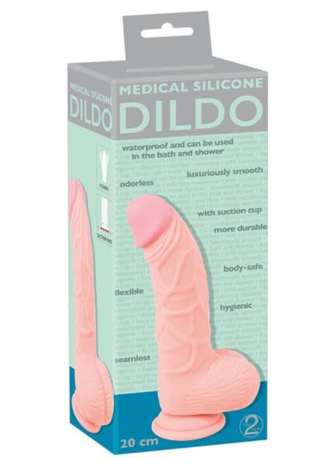 Medical Silicone Dildo 20 cm Medical Silicone