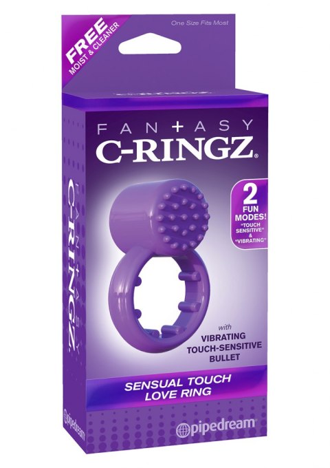 Pierścień-SENSUAL TOUCH LOVE RING PURPLE Pipedream