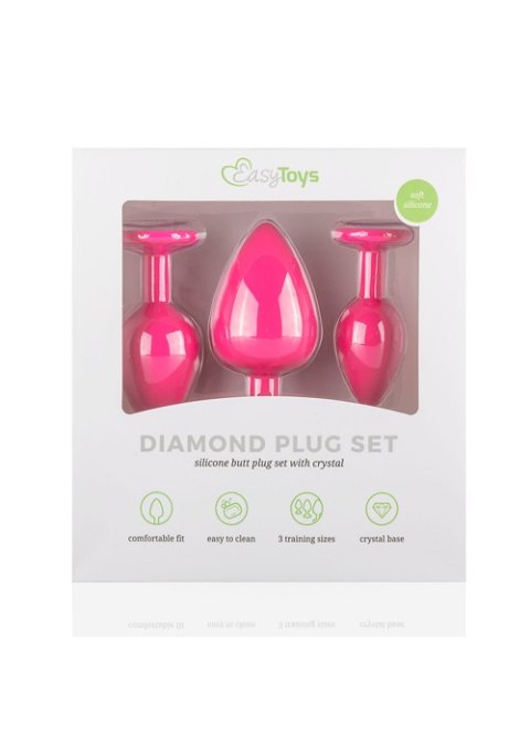 Plug-Diamond Plug Set-Pink EasyToys