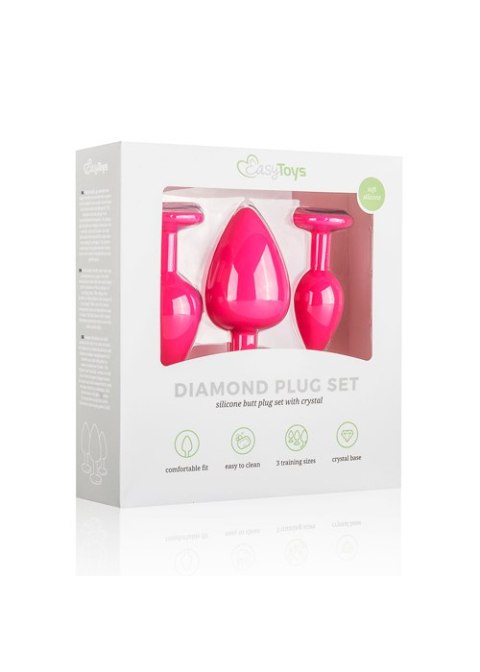 Plug-Diamond Plug Set-Pink EasyToys