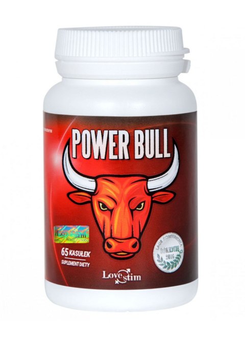 Supl.diety-Power Bull 65kaps suplement na testosteron i erekcję LoveStim