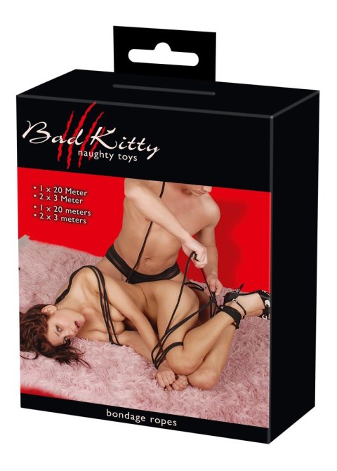 Bondage Ropes black Bad Kitty