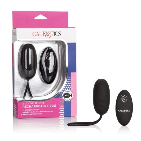 Remote Rechargeable Egg Black Calexotics