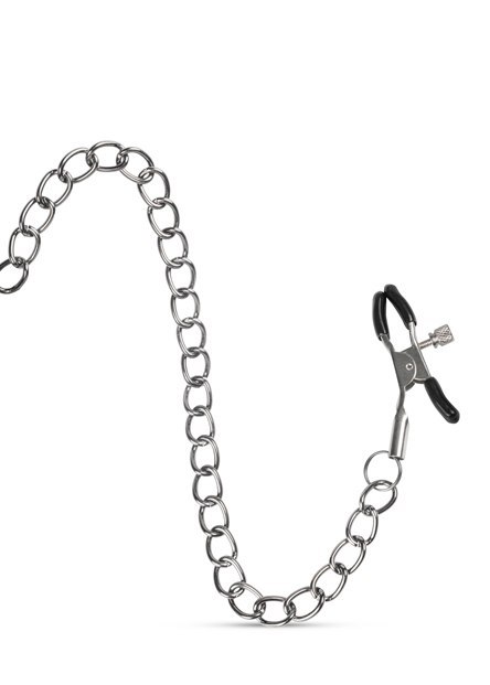 Knebel-Open Ball Gag With Nipple Clamps EasyToys