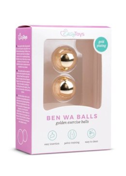 Kulki-Gold ben wa balls - 22mm EasyToys
