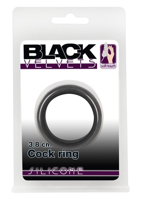 Black Velvets Cock Ring 3.8 cm Black Velvets