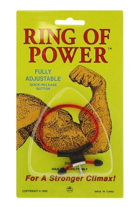 RING OF POWER ADJUSTABLE RING RED NMC