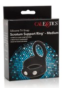 3-Snap Scrotum Ring - Medium Black Calexotics