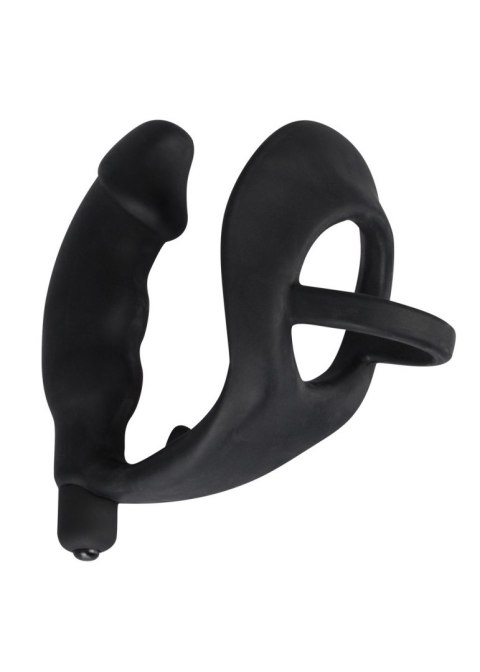 Vibrating Silicone Plug Black Velvets