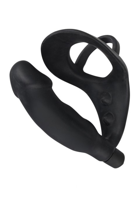 Vibrating Silicone Plug Black Velvets