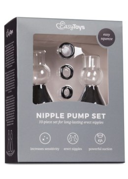 Pompka-Black Nipple Sucker Set Easy Toys