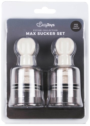 Pompka-Nipple & Clit Suckers Medium 2 pcs EasyToys