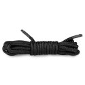 Wiązania-Black Bondage Rope - 5m EasyToys