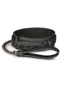 Wiązania-Fetish collar with leash EasyToys