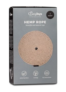 Wiązania-Hemp Bondage Rope 5M EasyToys