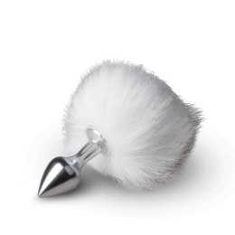 Bunny Tail Plug No. 1 - Silver/WhiteKorek analny EasyToys