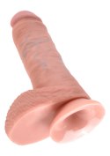 Cock 8 Inch With Balls Light skin tone Pipedream