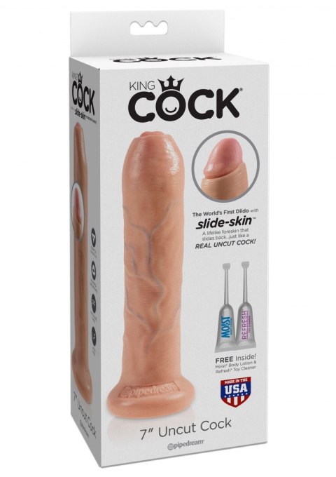 Cock 7 Inch Uncut Light skin tone Pipedream