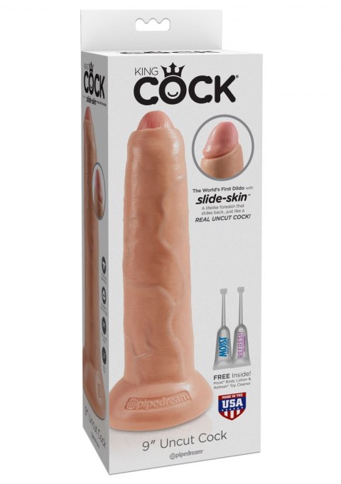 Cock 9 Inch Uncut Light skin tone Pipedream